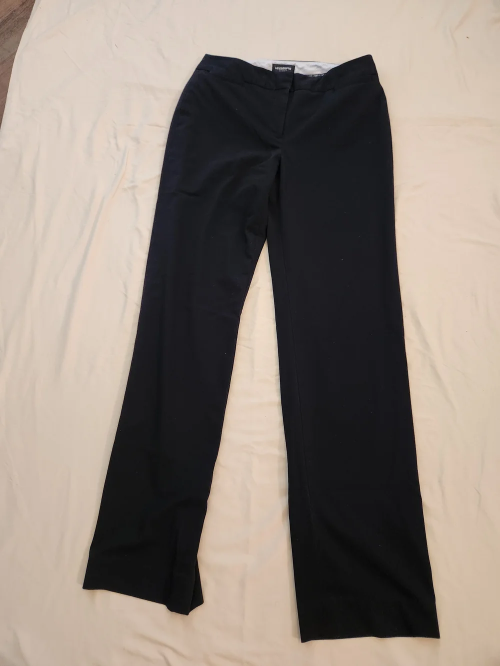 Liz Claiborne Navy Boot-Cut Dress Pants